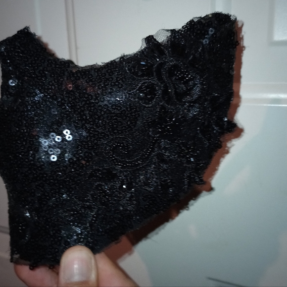 Skull half mask Gothic costume - Picture 5 of 6